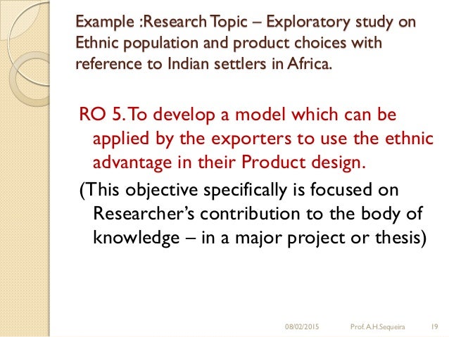 What is a research problem?